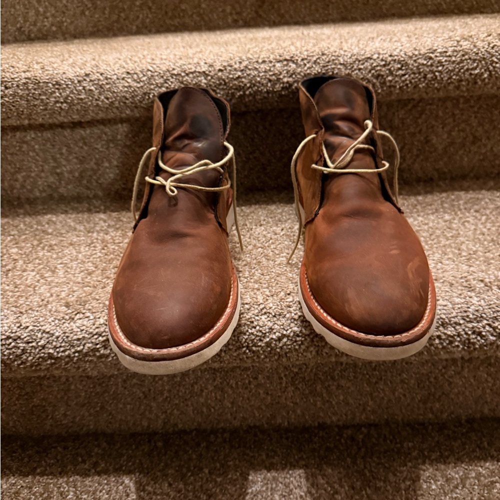 Thursday Boots Mahogany Leather Chukka Boots